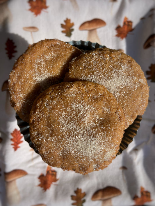 Big "Apple Cider Donut" Cookies (V)